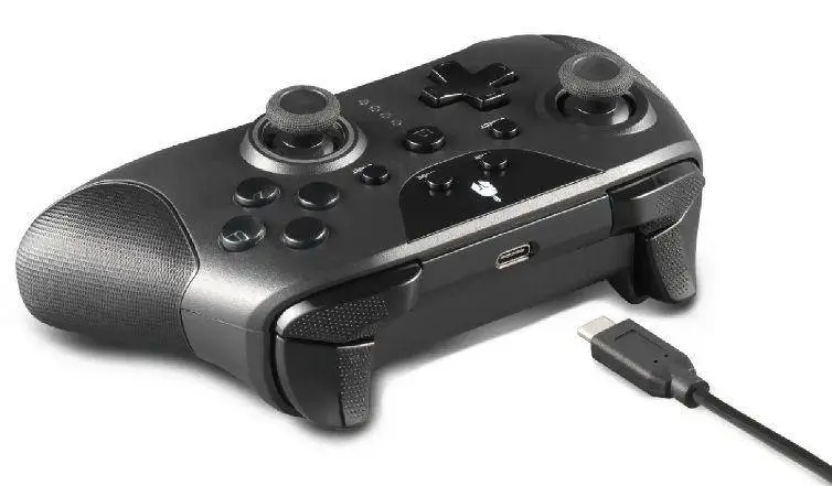 Безжичен геймпад Spartan Gear Mora 3 за PC и Switch - Черен