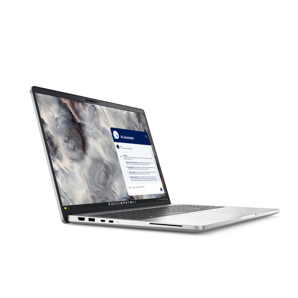 Лаптоп Dell Pro 16 Plus PB16250, Intel Ultra 5 238V vPro (40 TOPS NPU, 8 cores, up to 4.7GHz), 16.0" FHD+ (1920x1200), AG 300 nit, 32 GB: LPDDR5x, 8533 MT/s (onboard), 512 GB SSD, Intel Arc graphics, FHD HDR + IR Cam, FPR, Wi-Fi 7, Backlit Kb, Win 11 Pro, 3Y PS