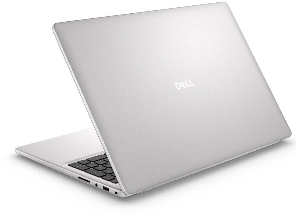 Лаптоп Dell 16 DC16251, Intel Core 7 150U (10 cores, up to 5.4 GHz), 16.0" FHD+(1920x1200) AG 300nits, 16GB, 2x8GB, DDR5, 5200 MT/s, 512GB M.2 PCIe, Intel Graphics, Cam, FPR, Wi-Fi 6E, Backlit Kb, Ubuntu, Silver, Aluminium, 3Y PS