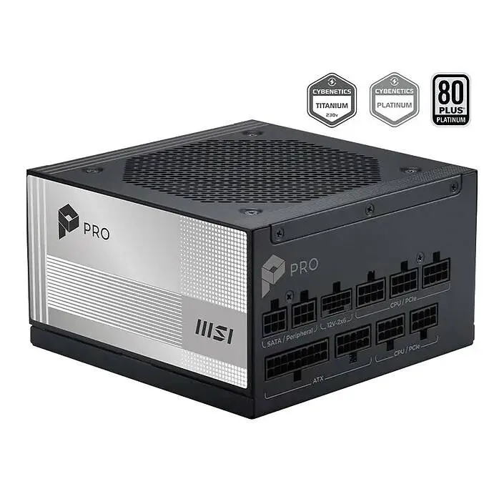 Блок живлення MSI PRO A850PL PCIE5 850W 80 Plus Platinum