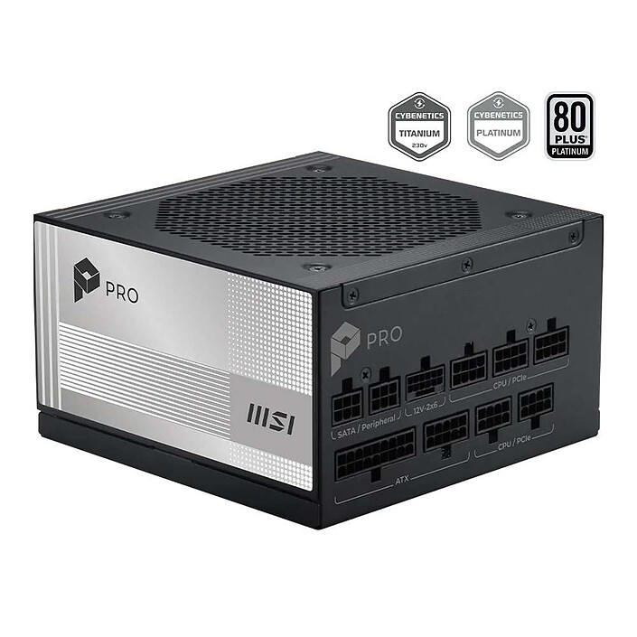 Блок живлення MSI PRO A850PL PCIE5 850W 80 Plus Platinum