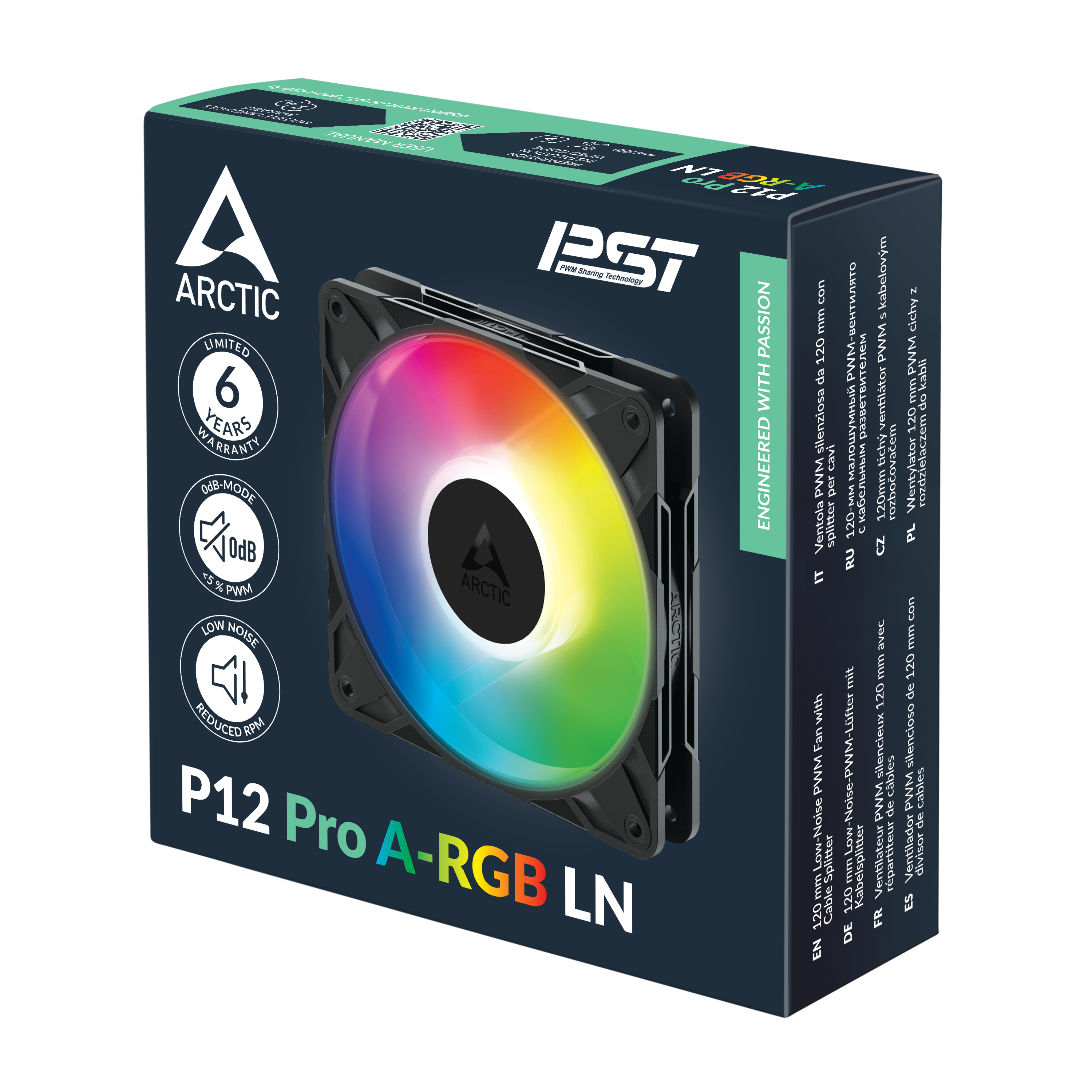 Вентилатор ARCTIC P12 Pro A-RGB LN 120mm PWM