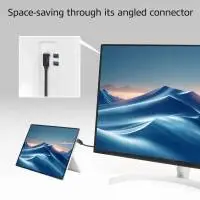 ACT Кабел USB-C 10Gbps, 60W, 1м, конектори на 90&deg; up/down angled