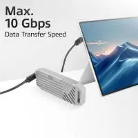 ACT Кабел USB-C 10Gbps, 60W, 1м, конектори на 90&deg; up/down angled