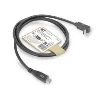 ACT Кабел USB-C - USB-C, 10Gbps, 60W, 0.5 м, конектори - 1x прав и 1x на 90&deg; up/down angled