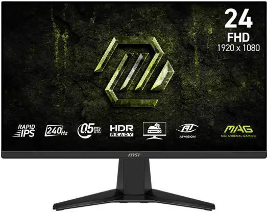 Монитор MSI MAG245F 23.8", 240Hz, 0.5ms, 300cd/m2 - (MAG_245F_X24)