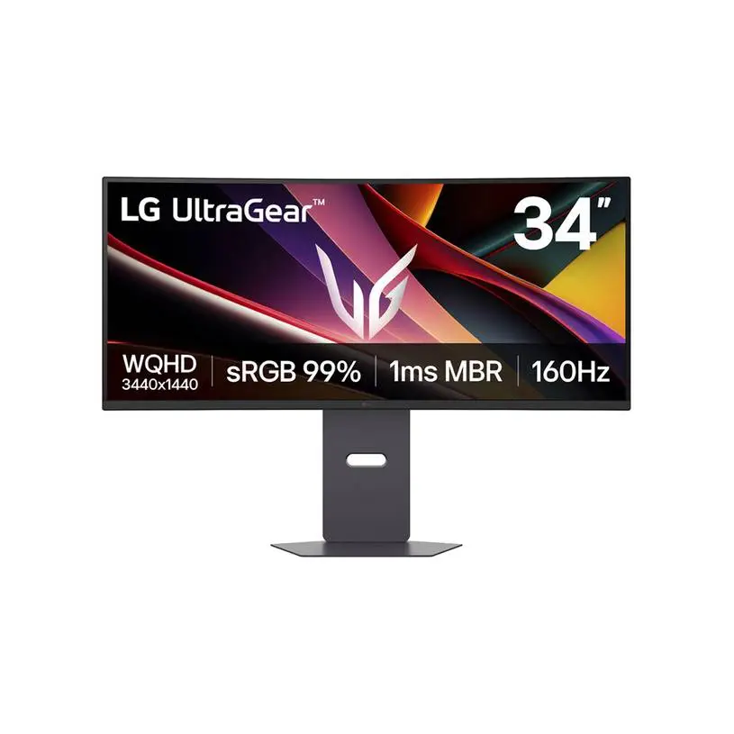 Монитор LG 34G600A-B, 34", VA, WQHD 3440x1440, 160Hz