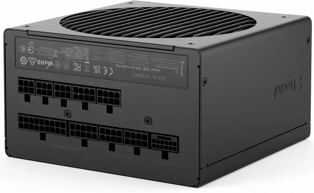 Захранване Fractal ION 3 Gold 850W, 80 Plus Gold PSU ATX 3.1, PCIe Gen5 - FD-P-IA3G-850-EU