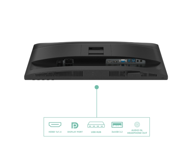 Монитор AOC 24P4U, 23.8" IPS WLED, 1920x1080@120Hz, 4ms GtG, 300cd m/2, 1500:1, 20M:1, Adaptive Sync, Anti Blue Light, FlickerFree, 2Wx2, Tilt, Height Adjust, Pivot, Swivel, D-SUB, HDMI, DP, USB hub