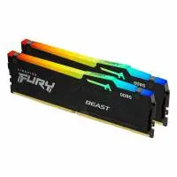 Памет Kingston FURY Beast RGB Black 32GB (2x16GB) DDR5 5600MHz CL36