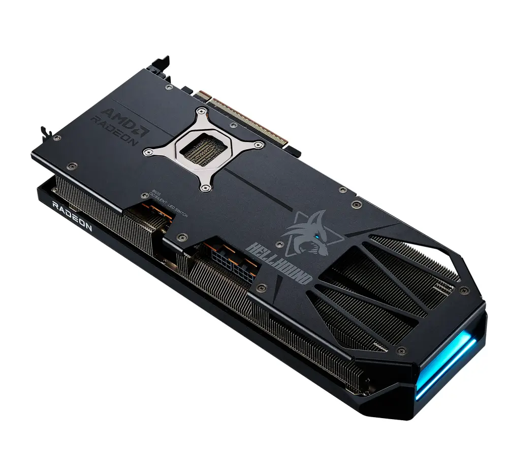 Видео карта PowerColor AMD Radeon RX 9070 GRE Hellhound 12GB GDDR6 - RX9070GRE 12G-L/OC
