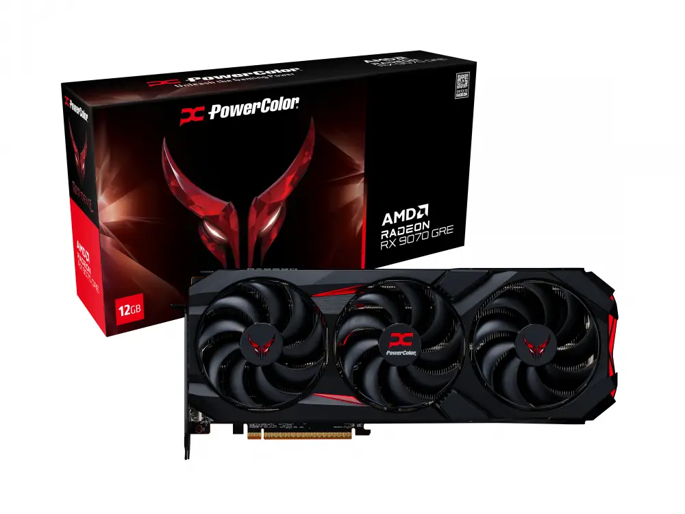Scheda video PowerColor AMD Radeon RX 9070 GRE Red Devil 12GB GDDR6 - RX9070GRE 12G-E/OC