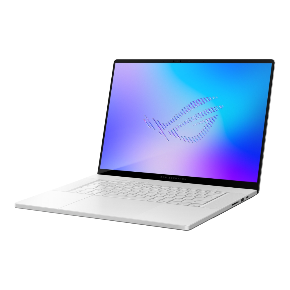 Лаптоп Asus ROG Zephyrus 16 GU606AW-TB082X,Intel Ultra 9 386H 2.1 GHz (18MB Cache, up to 4.9 GHz, 16 cores, 16 Threads),16.0 OLED WQXGA (2560X1600) 400nits Glare, 240Hz,LPDDR5X 64GB, 2TB G4,RTX5080 16GB,Wi-Fi 7 ,Backlit Kbd RGB, Windows 11 Pro, White, Backpack