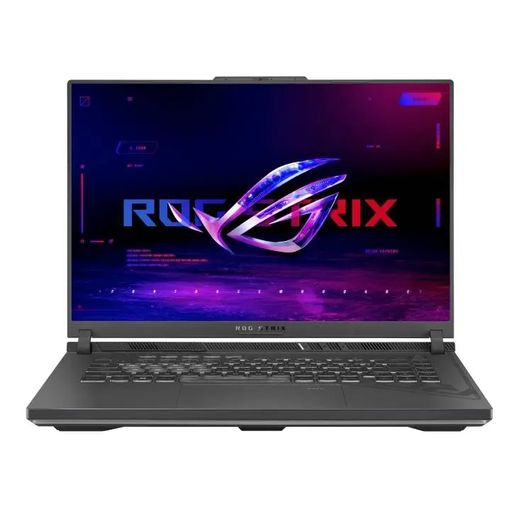 Лаптоп Asus Strix G16 G614PW-RV098, Ryzen 9 8940HX 2.4GHz (80MB Cache, up to 5.3GHz, 16 cores, 32 Threads) 16.0  WUXGA 1920X1200 16:10 Bend+300nits Anti-Glare sRGB 100% Wide View,165Hz,32GB (16GB DDR5-5200 SO-DIMM *2 ) ,1TB G4 , RTX 5080  16GB,Wi-Fi 6E ,Gray