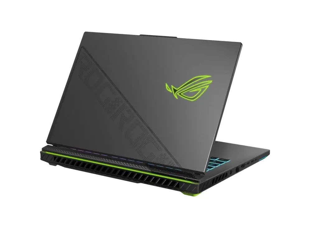 Лаптоп Asus Strix G16 G614PW-RV098, Ryzen 9 8940HX 2.4GHz (80MB Cache, up to 5.3GHz, 16 cores, 32 Threads) 16.0 WUXGA 1920X1200 16:10 Bend+300nits Anti-Glare sRGB 100% Wide View,165Hz,32GB (16GB DDR5-5200 SO-DIMM *2 ) ,1TB G4 , RTX 5080 16GB,Wi-Fi 6E ,Gray