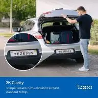 Охранителна WiFi камера TP-Link Tapo C410, Външен/вътрешен монтаж - 2 Броя