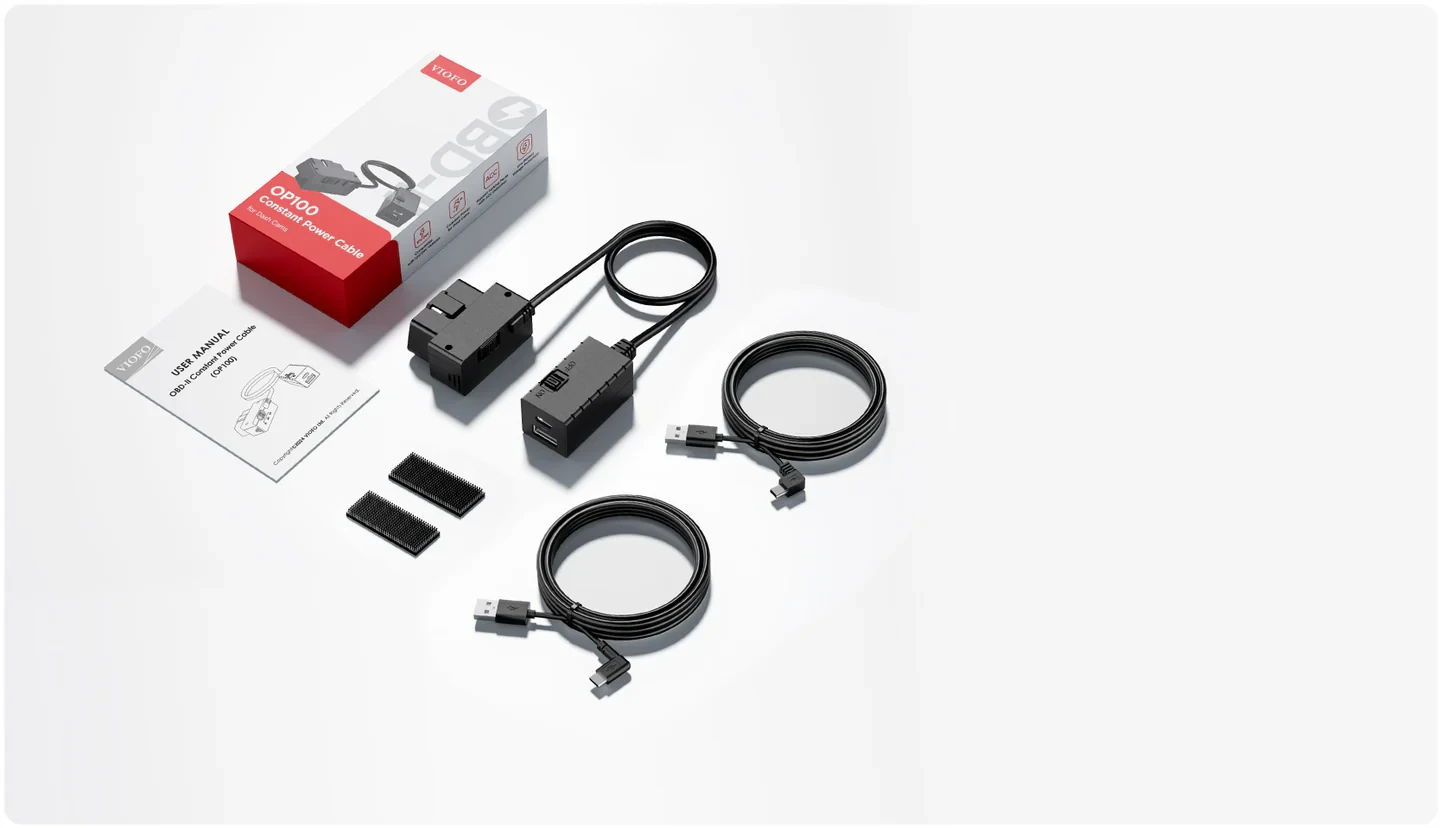 VIOFO Монтажен комплект Hardwire Kit - OP100 OBD-II with Power Cable