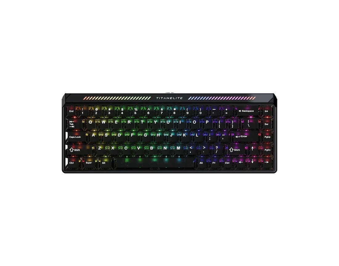 Madlions професионална геймърска механична клавиатура Professional Gaming Mechanical Keyboard TITAN 68 TURBO - 8K, Magnetic Fuguang Switches (English US), Blac