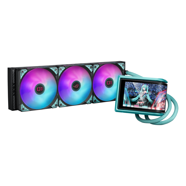 Водно охлаждане ASUS ROG RYUO IV 360 ARGB Hatsune Miku Edition - 90RC01P1-B0EAY0
