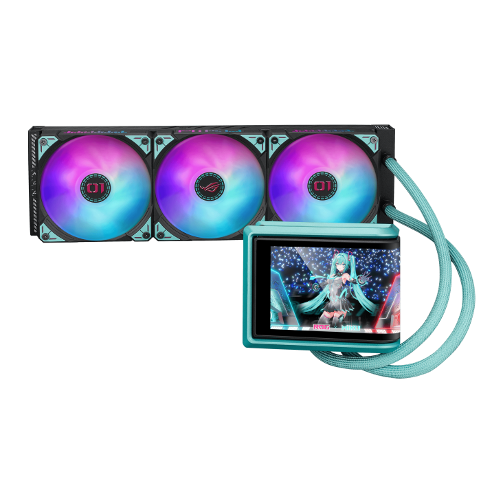 Водно охлаждане ASUS ROG RYUO IV 360 ARGB Hatsune Miku Edition - 90RC01P1-B0EAY0