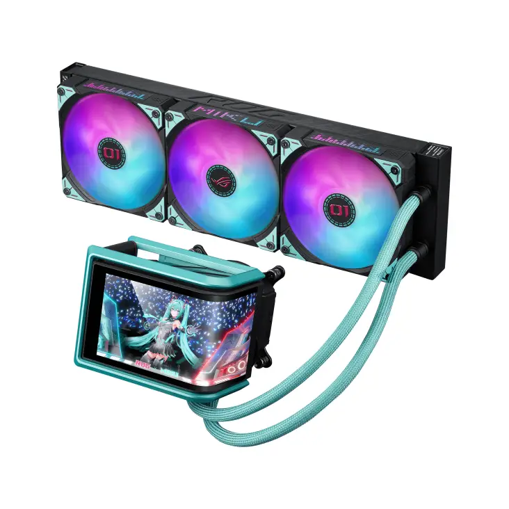 Водно охлаждане ASUS ROG RYUO IV 360 ARGB Hatsune Miku Edition - 90RC01P1-B0EAY0