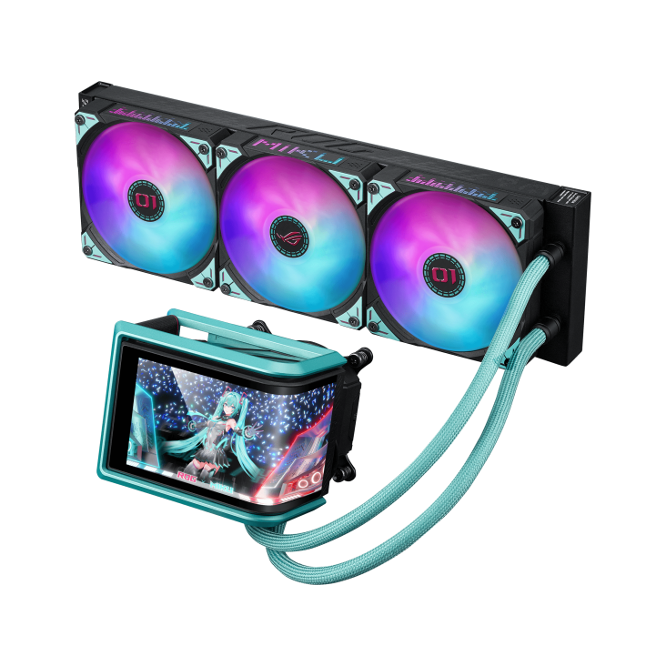 Водно охлаждане ASUS ROG RYUO IV 360 ARGB Hatsune Miku Edition - 90RC01P1-B0EAY0