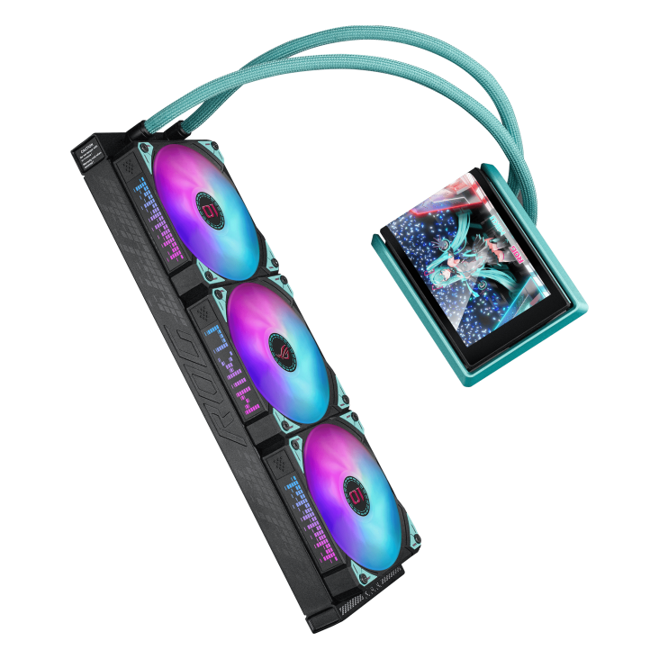 Водно охлаждане ASUS ROG RYUO IV 360 ARGB Hatsune Miku Edition - 90RC01P1-B0EAY0