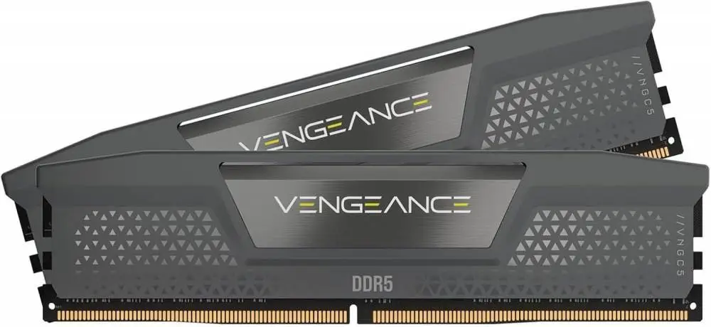 Памет Corsair Vengeance Gray 64GB (2x32GB) DDR5 5600MHz CL40 - AMD EXPO, Intel XMP - CMK64GX5M2D5600Z40