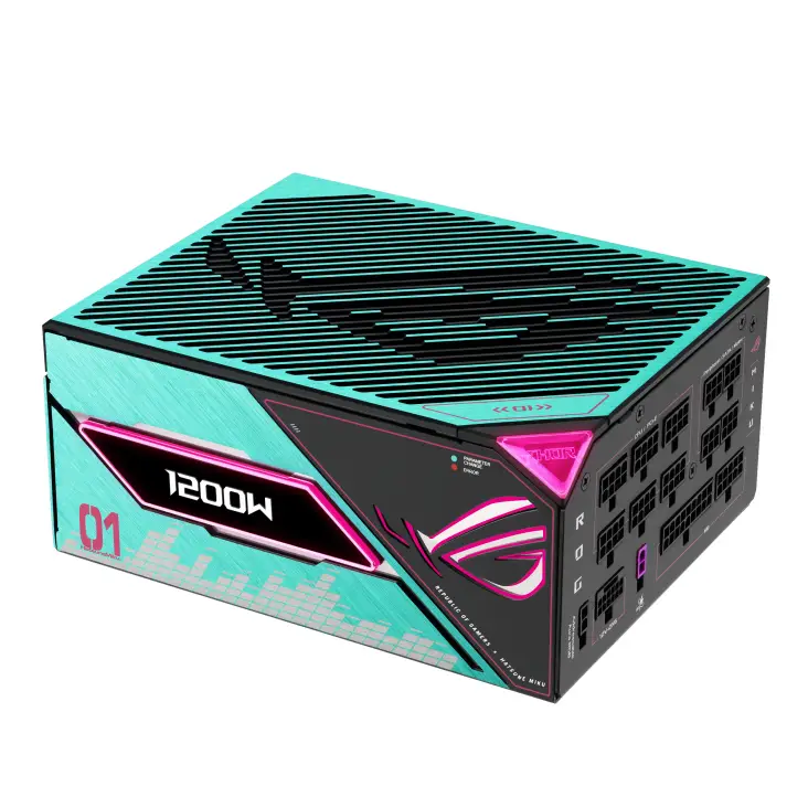 Захранващ блок ASUS ROG Thor 1200W Platinum III Hatsune Miku Edition - 90YE00V6-B0NA00