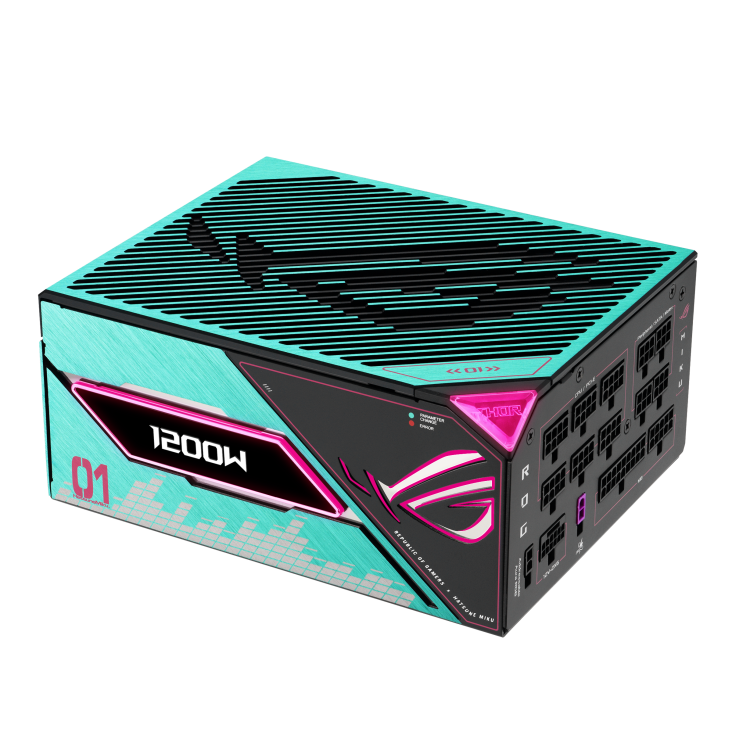 Захранване ASUS ROG Thor 1200W Platinum III Hatsune Miku Edition - 90YE00V6-B0NA00