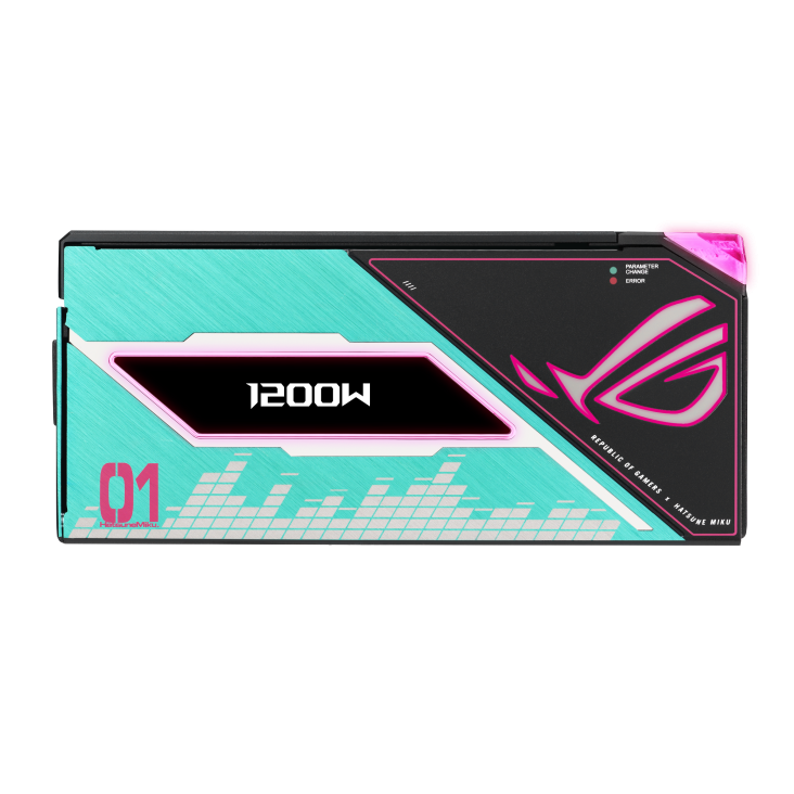 Захранване ASUS ROG Thor 1200W Platinum III Hatsune Miku Edition - 90YE00V6-B0NA00