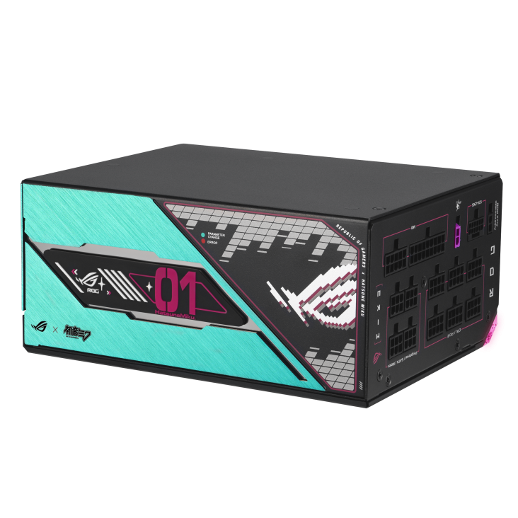 Захранване ASUS ROG Thor 1200W Platinum III Hatsune Miku Edition - 90YE00V6-B0NA00