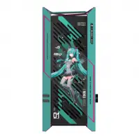 Кутия ASUS ROG Strix Helios II Hatsune Miku Edition E-ATX Mid-Tower - 90DC00W0-B39010