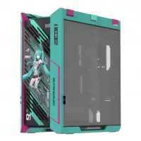 Кутия ASUS ROG Strix Helios II Hatsune Miku Edition E-ATX Mid-Tower - 90DC00W0-B39010