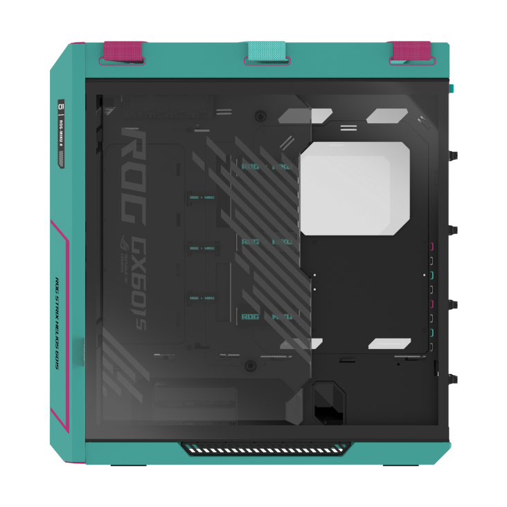 Кутия ASUS ROG Strix Helios II Hatsune Miku Edition E-ATX Mid-Tower - 90DC00W0-B39010