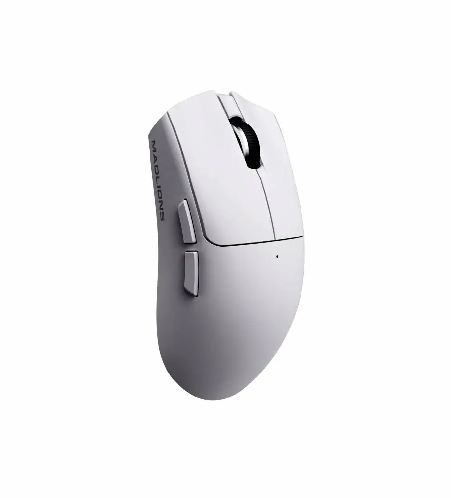 Madlions професионална геймърска мишка Wireless Gaming Mouse M3 Pro - 1K, Mad Catz Custom Sensor, White