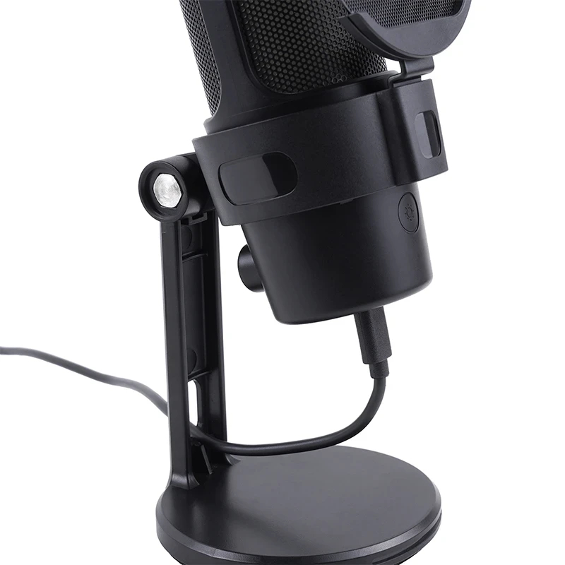 VCom Геймърски микрофон Gaming USB Microphone - VCOM-M902 Black - USB, RGB