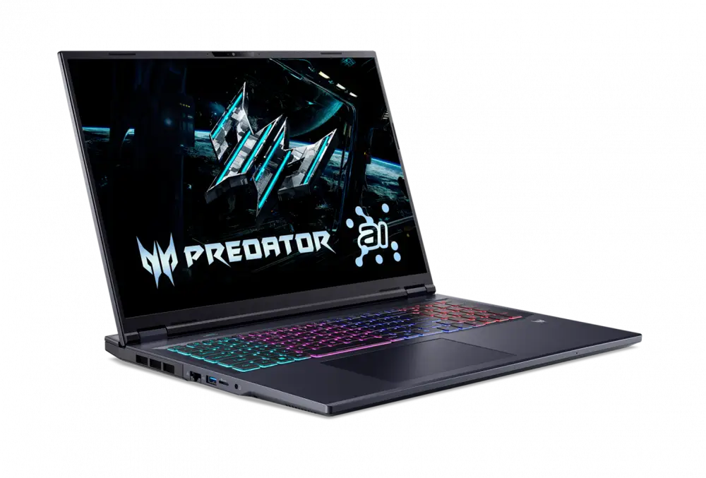 Лаптоп Acer Predator Helios Neo 18 AI PHN18-72-77L2, 18", Intel Core Ultra 7 255HX, NVIDIA RTX 5070 8GB GDDR7 DLSS 4, 16 GB - NH.QVHEX.005