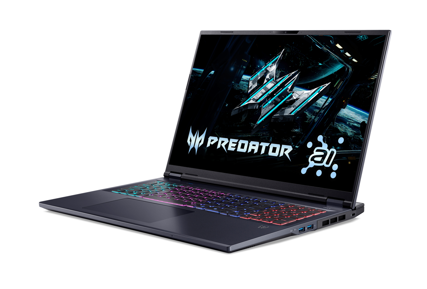 Лаптоп Acer Predator Helios Neo 18 AI PHN18-72-77L2, 18", Intel Core Ultra 7 255HX, NVIDIA RTX 5070 8GB GDDR7 DLSS 4, 16 GB - NH.QVHEX.005