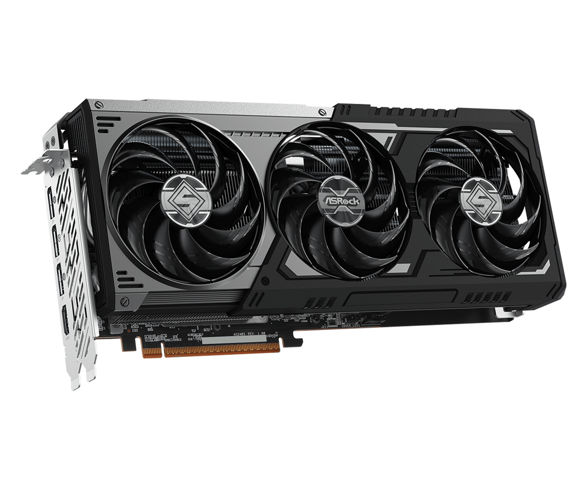 Видео карта ASRock Radeon RX 9070 GRE Steel Legend Dark 12GB OC GDDR6