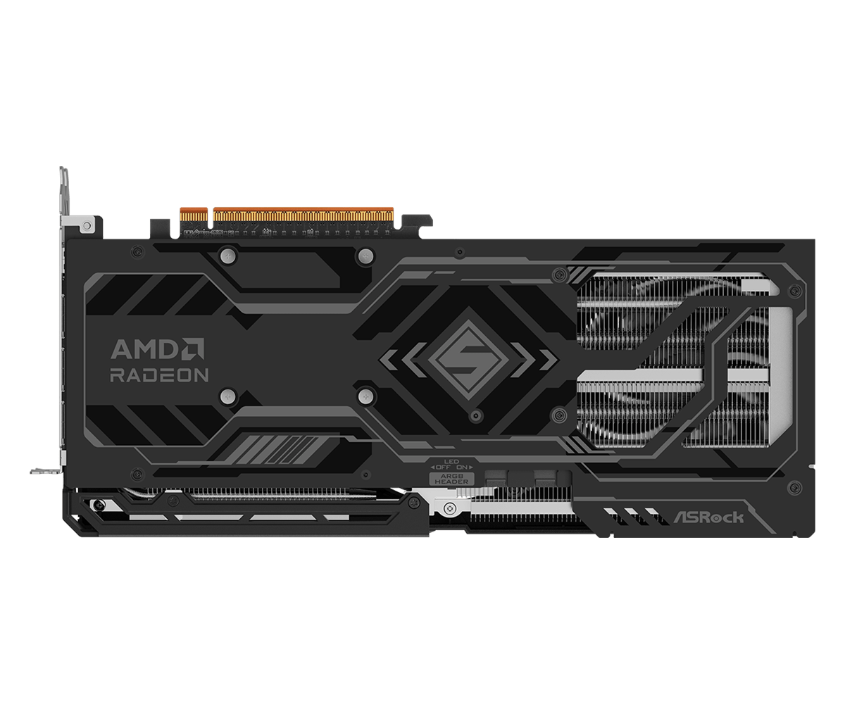 Видео карта ASRock Radeon RX 9070 GRE Steel Legend Dark 12GB OC GDDR6