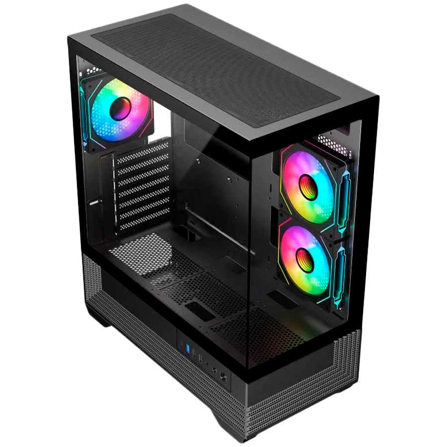 Gehäuse V-GAMING DARK REAPER VG-DR3F USB3.0 USB2.0 Type C