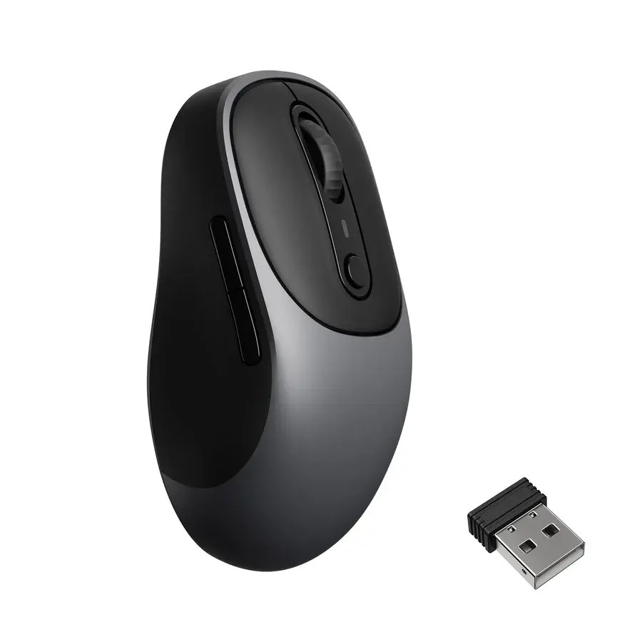 Безжична мишка Keychron BM24 1000Hz - Metal Gray