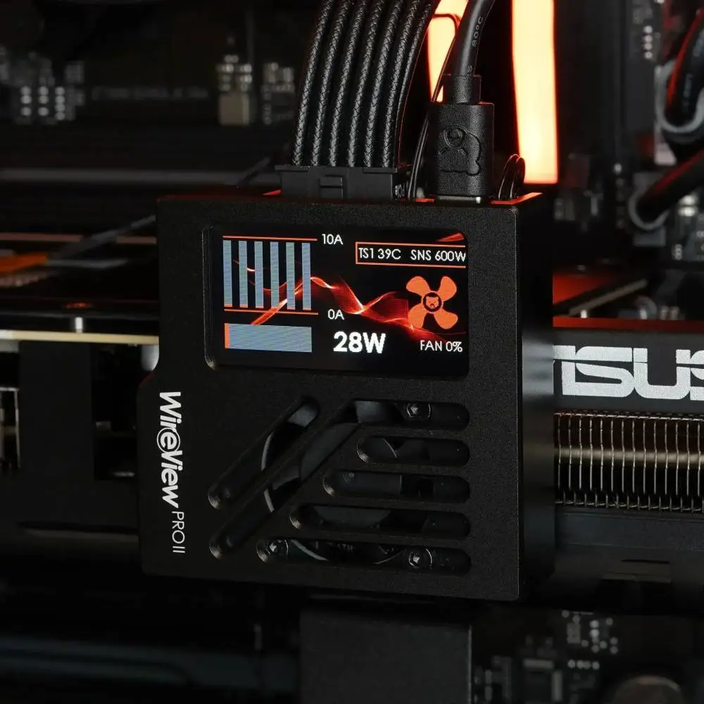 Датчик за видеокарта Thermal Grizzly WireView Pro II GPU 12V-2x6 Reversed - Black