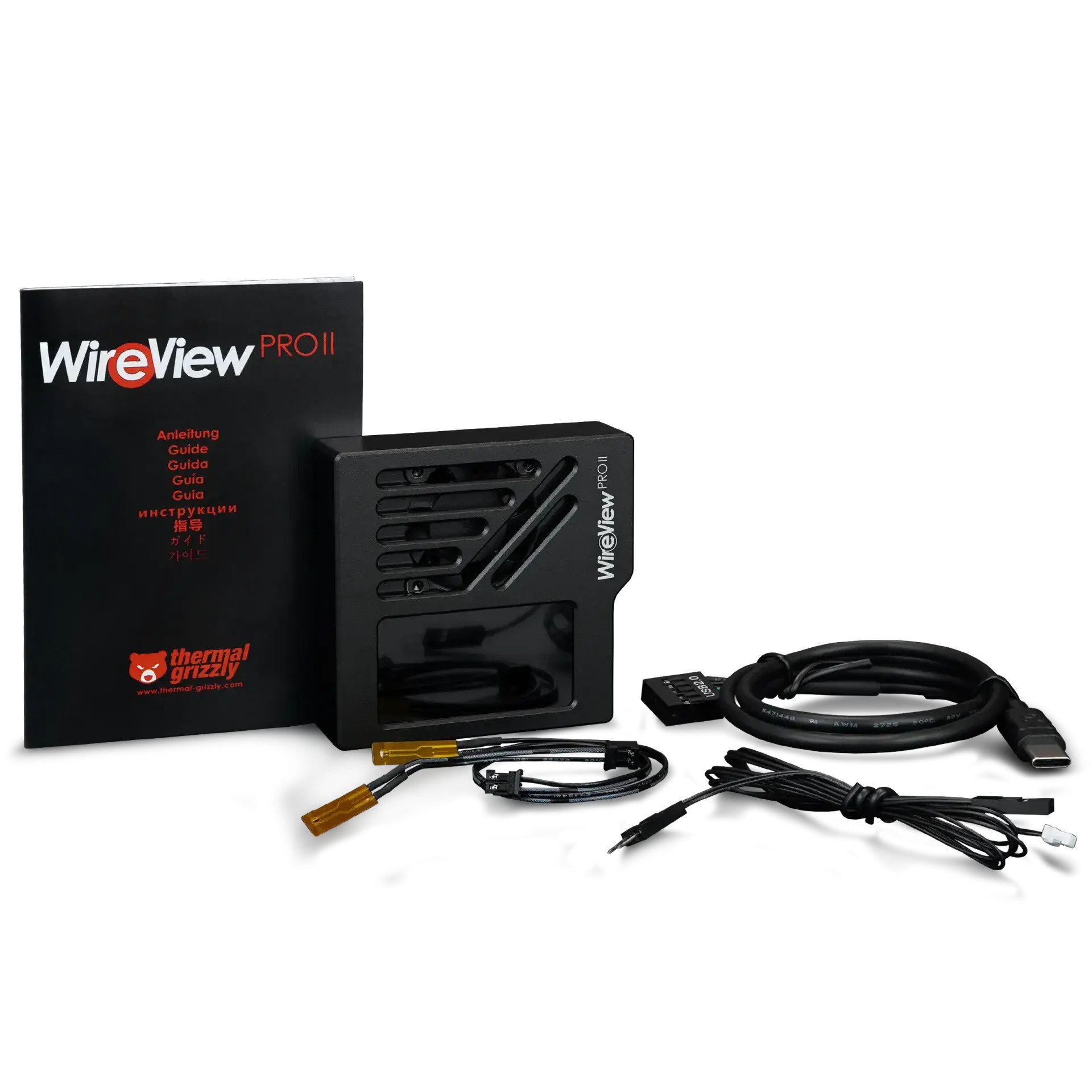 Датчик за видеокарта Thermal Grizzly WireView Pro II GPU 12V-2x6 - Black