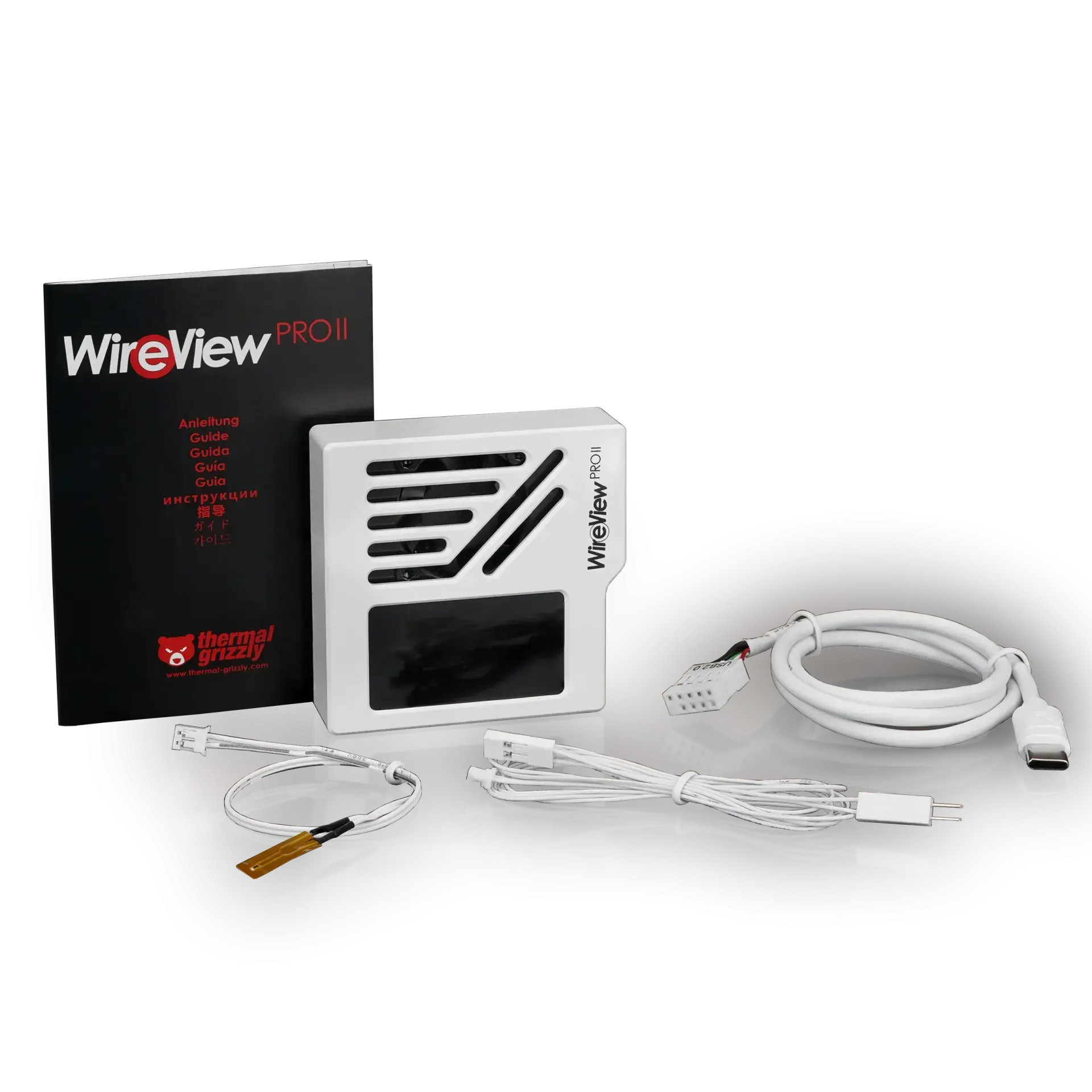 Датчик за видеокарта Thermal Grizzly WireView Pro II GPU 12V-2x6 - White