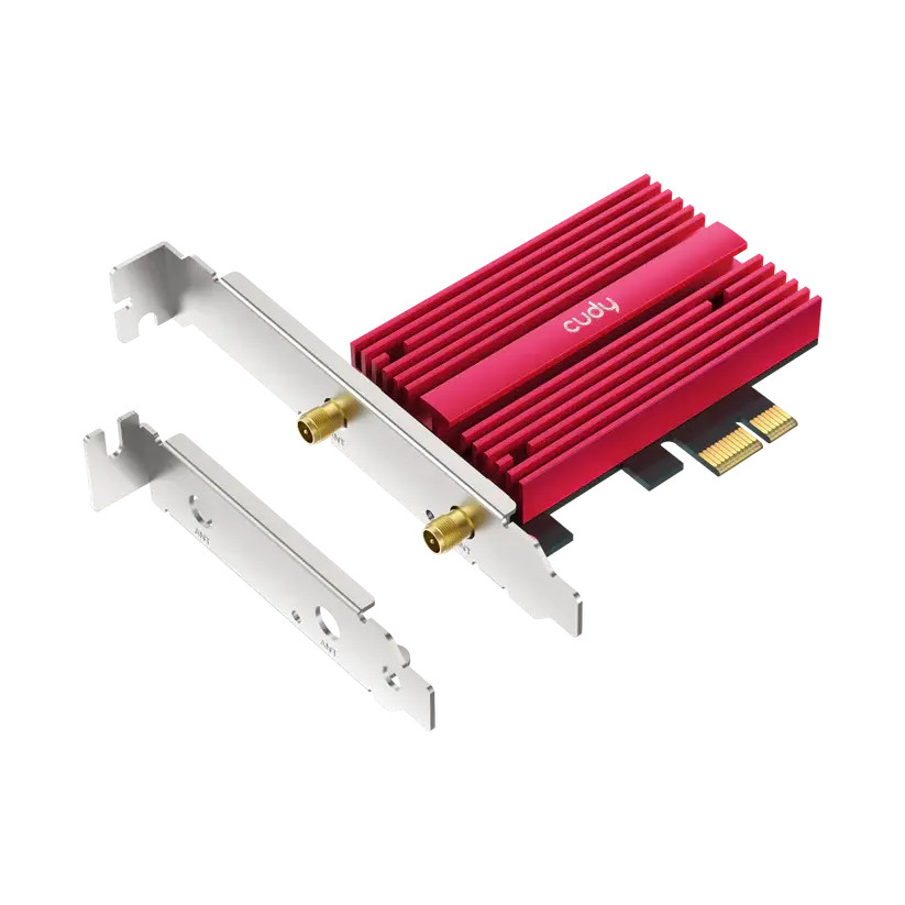 Мрежова карта Cudy WE9300S, Tri-Band WiFi 7 PCI-e, 5760 + 2880 Mbps