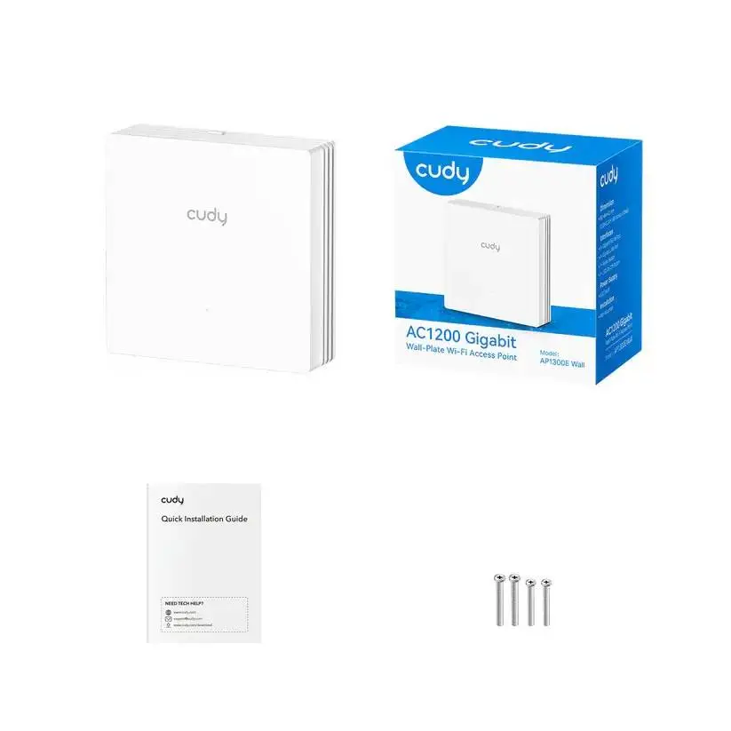 Безжична точка за достъп Cudy AP1300E Wall, AC1200