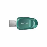 SanDisk Флаш памет Ultra ECO  64GB, USB 3.2 100 MB/s , зелена