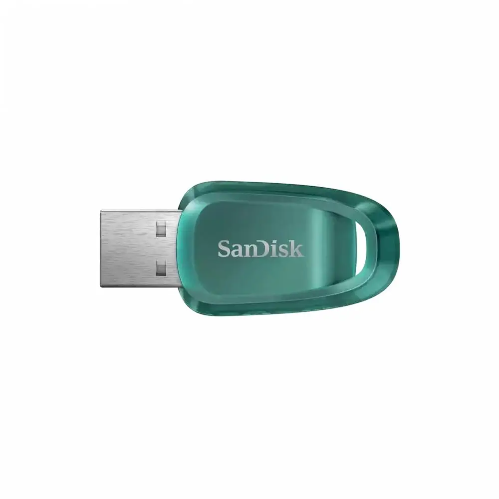 SanDisk Флаш памет Ultra ECO 64GB, USB 3.2 100 MB/s , зелена